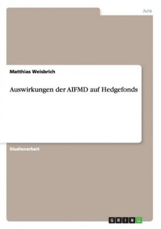 Carte Auswirkungen der AIFMD auf Hedgefonds Matthias Weisbrich