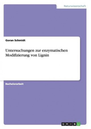 Könyv Untersuchungen zur enzymatischen Modifizierung von Lignin Goran Schmidt