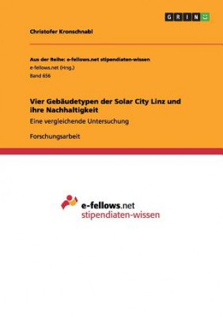 Carte Vier Gebaudetypen der Solar City Linz und ihre Nachhaltigkeit Christofer Kronschnabl