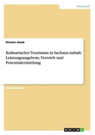 Carte Kulinarischer Tourismus in Sachsen-Anhalt Kirsten Janek