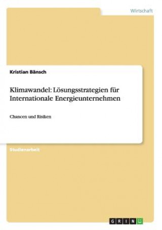 Könyv Klimawandel Kristian Bänsch