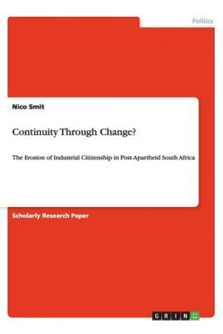 Kniha Continuity Through Change? Nico Smit