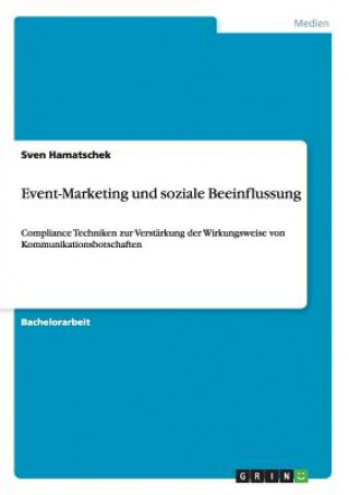 Book Event-Marketing und soziale Beeinflussung Sven Hamatschek