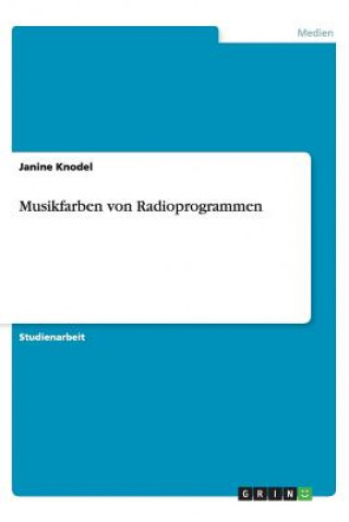 Buch Musikfarben Von Radioprogrammen Janine Knodel