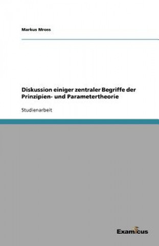 Carte Diskussion einiger zentraler Begriffe der Prinzipien- und Parametertheorie Markus Mross