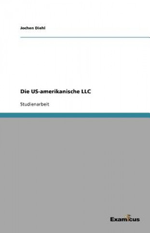 Kniha US-amerikanische LLC Jochen Diehl