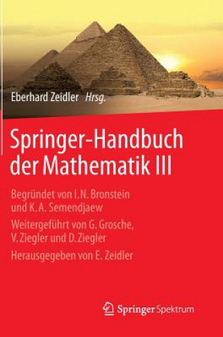 Könyv Springer-Handbuch Der Mathematik III Eberhard Zeidler