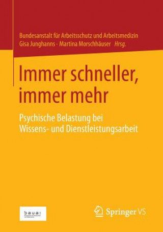 Könyv Immer Schneller, Immer Mehr Gisa Junghanns