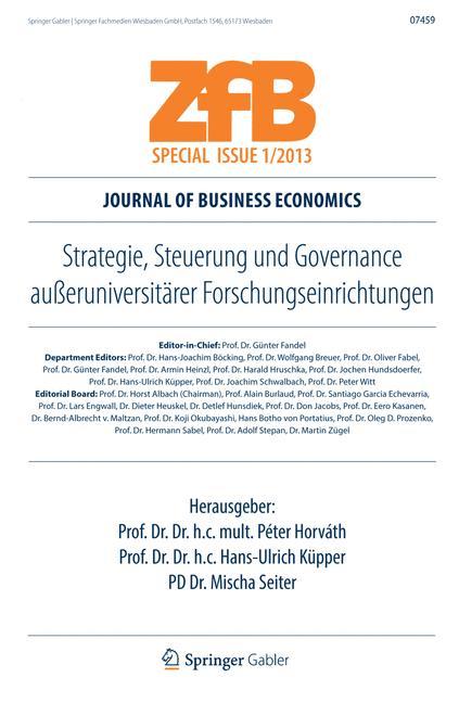 Könyv Strategie, Steuerung Und Governance Au eruniversit rer Forschungseinrichtungen Péter Horváth
