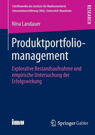 Knjiga Produktportfoliomanagement Nina Landauer