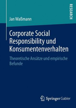 Könyv Corporate Social Responsibility Und Konsumentenverhalten Jan Waßmann