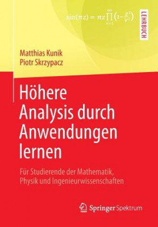 Książka Hoehere Analysis durch Anwendungen lernen Matthias Kunik