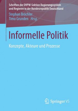 Book Informelle Politik Stephan Bröchler