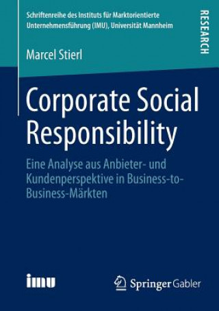 Kniha Corporate Social Responsibility Marcel Stierl