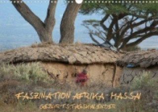 Naptár/Határidőnapló Faszination Afrika: Massai Geburtstagskalender (Wandkalender immerwährend DIN A3 quer) Tanja Kiesow