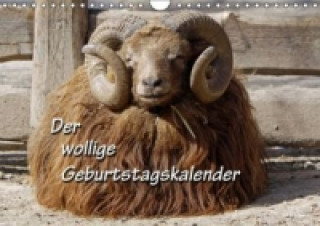 Kalendář/Diář Der wollige Geburtstagskalender (Wandkalender immerwährend DIN A4 quer) Martina Berg