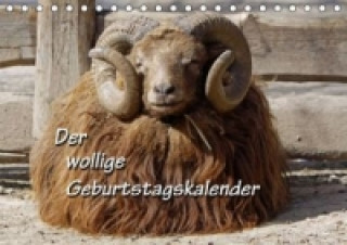 Kalendář/Diář Der wollige Geburtstagskalender (Tischkalender immerwährend DIN A5 quer) Martina Berg