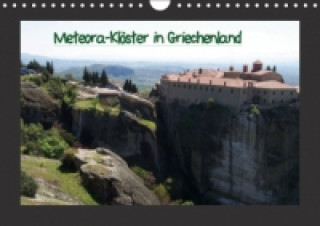 Naptár/Határidőnapló Meteora-Klöster in Griechenland (Wandkalender immerwährend DIN A4 quer) Helmut Schneller