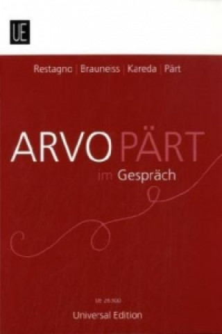 Książka Arvo Pärt im Gespräch Enzo Restagno