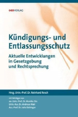 Kniha Kündigungs- und Entlassungsschutz Reinhard Resch