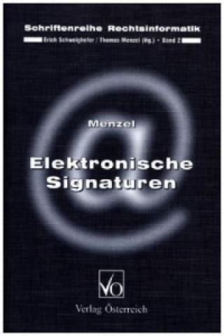 Książka Elektronische Signaturen Thomas Menzel