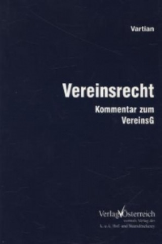 Kniha Vereinsrecht Claudine Vartian