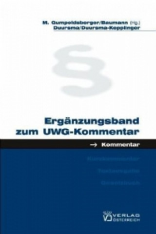 Kniha UWG Maximilian Gumpoldsberger