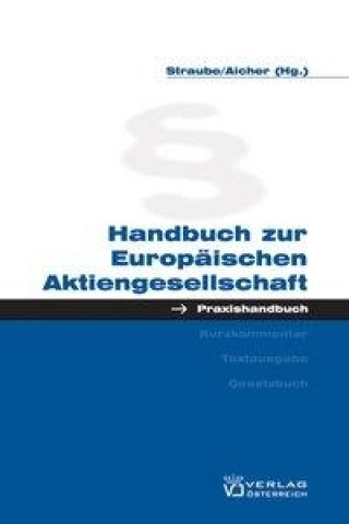 Kniha Handbuch zur Europäischen Aktiengesellschaft Manfred P Straube