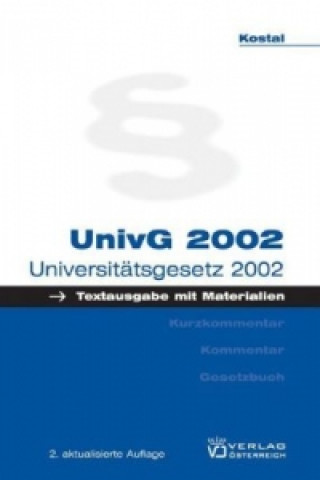 Kniha Universitätsgesetz (UG) 2002 Mario Kostal