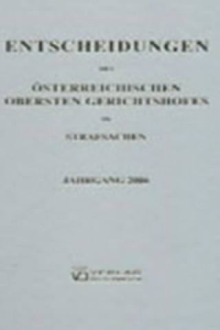 Книга Entscheidungen des Österreichischen Obersten Gerichtshofes in Strafsachen 