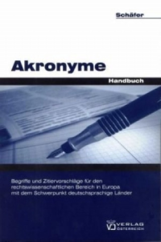 Libro Akronyme Anton Schäfer