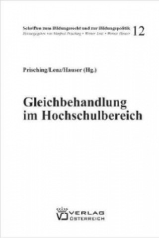 Knjiga Gleichbehandlung im Hochschulbereich Manfred Prisching