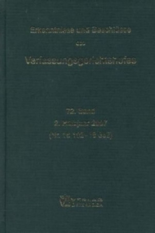 Könyv Erkenntnisse und Beschlüsse des Verfassungsgerichtshofes 