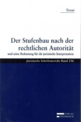 Knjiga Der Stufenbau nach der rechtlichen Autorität Hans Tessar