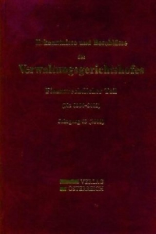 Carte Erkenntnisse und Beschlüsse des Verwaltungsgsgerichtshofes Josef Fuchs