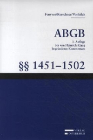 Carte Kommentar zum ABGB - Klang-Kommentar / Klang-Kommentar Ferdinand Kerschner