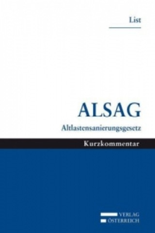 Kniha ALSAG Wolfgang List