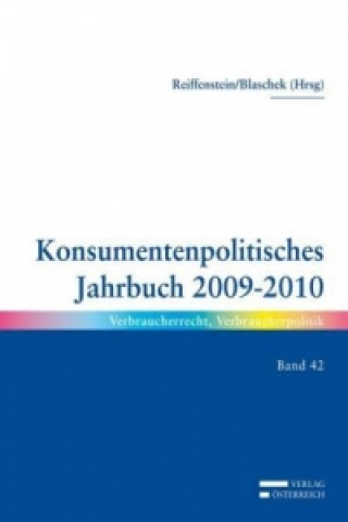 Knjiga Konsumentpolitisches Jahrbuch 2009-2010 Maria Reiffenstein