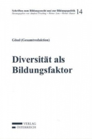 Kniha Diversität als Bildungsfaktor Manfred Prisching