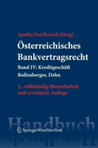 Kniha Kreditgeschäft Peter Apathy