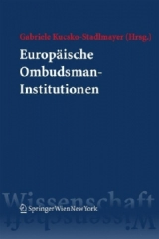 Könyv Europäische Ombudsmann-Institutionen Gabriele Kucsko-Stadlmayer