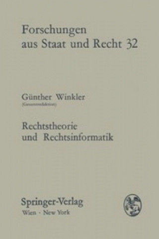 Kniha Rechtstheorie und Rechtsinformatik 