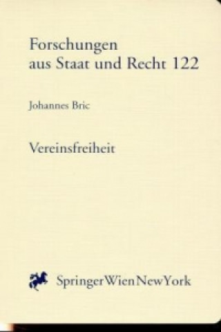 Könyv Vereinsfreiheit Johannes Bric
