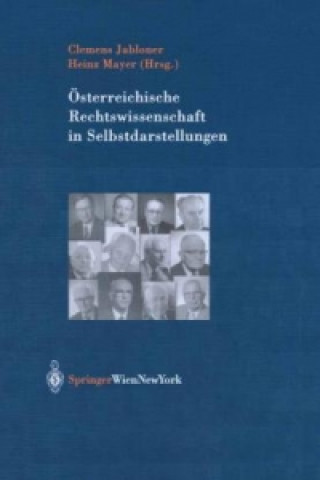 Książka Österreichische Rechtswissenschaft in Selbstdarstellungen Clemens Jabloner