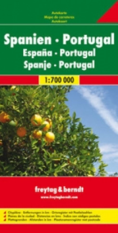 Tiskovina Španělsko Portugalsko 1:700 000 collegium
