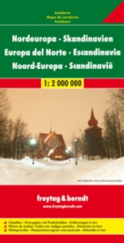Materiale tipărite Automapa Skandinávie - Severní Evropa 1:2 000 000 