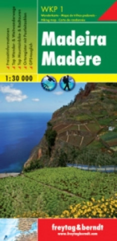 Nyomtatványok Freytag & Berndt Wanderkarte Madeira / Madère 