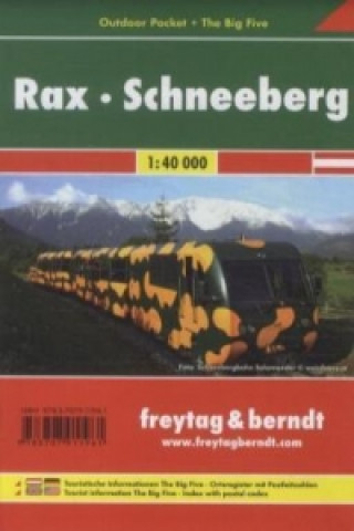 Nyomtatványok Rax - Schneeberg, Wanderkarte 1:40.000, WK 022 OUP, Outdoor Pocket; . 