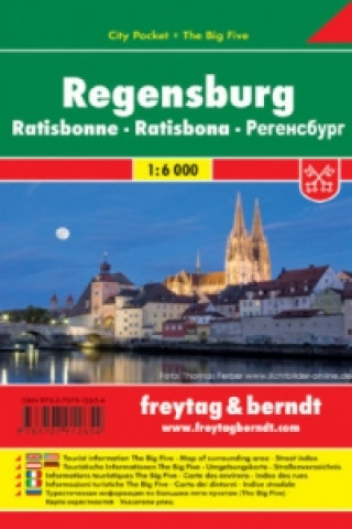 Materiale tipărite Freytag & Berndt Stadtplan Regensburg. Ratisbonne. Ratisbona 