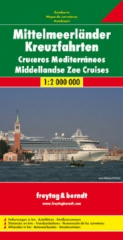 Tiskovina Mittelmeerländerländer Kreuzfahrten. Crceros del Mediterraneo. Mittellandse Zee Cruises. Mediterranean Cruises. Croisiéres en Méditerranee. Crociere n 